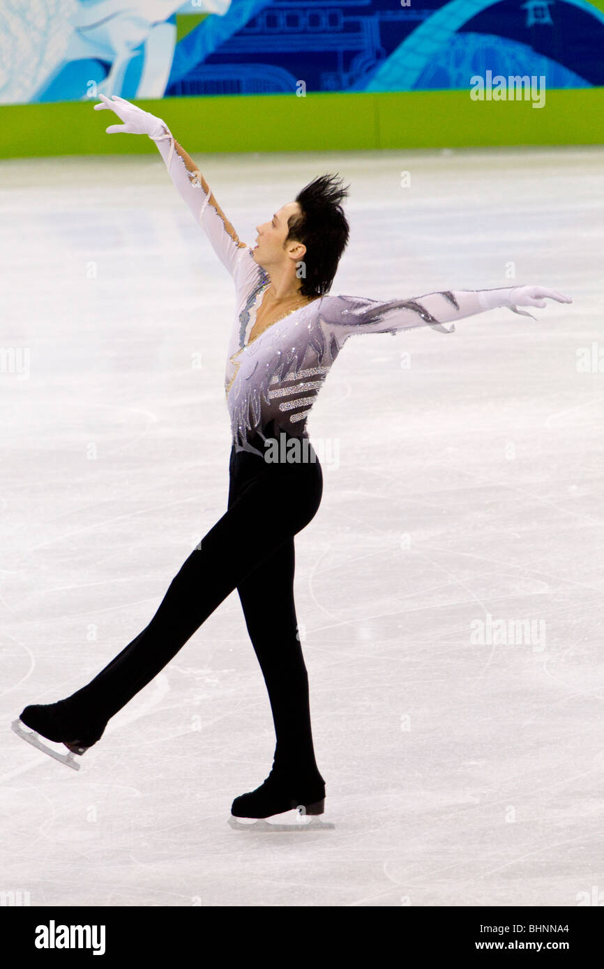 Johnny Weir (USA) competing in the Figure Skating Men's Free at the
