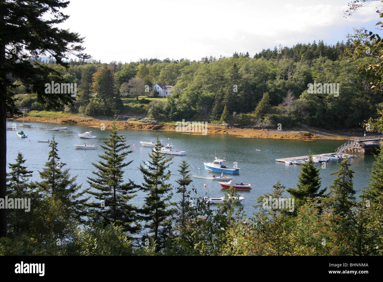 The head of the harbor at Pulpit Stock Photo Alamy