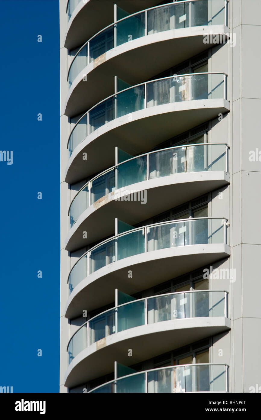 Altitude 25, East Croydon luxury apartment building. Surrey, UK Stock