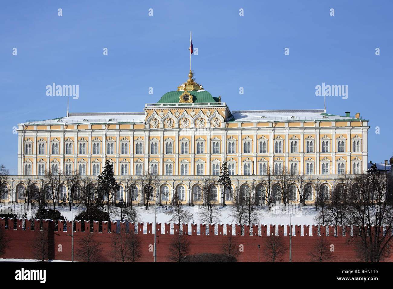 The Grand Kremlin Palace (President Palace) in Moscow, Russia. Stock Photo