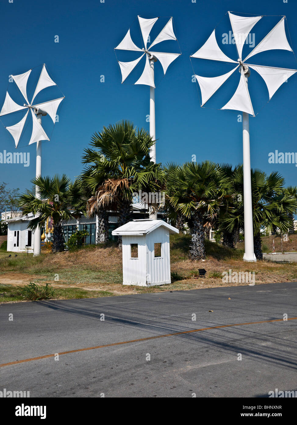 Wind turbines on an ECO friendly residential complex Thailand S. E ... - Wind Turbine For Eco Friendly Residential Use