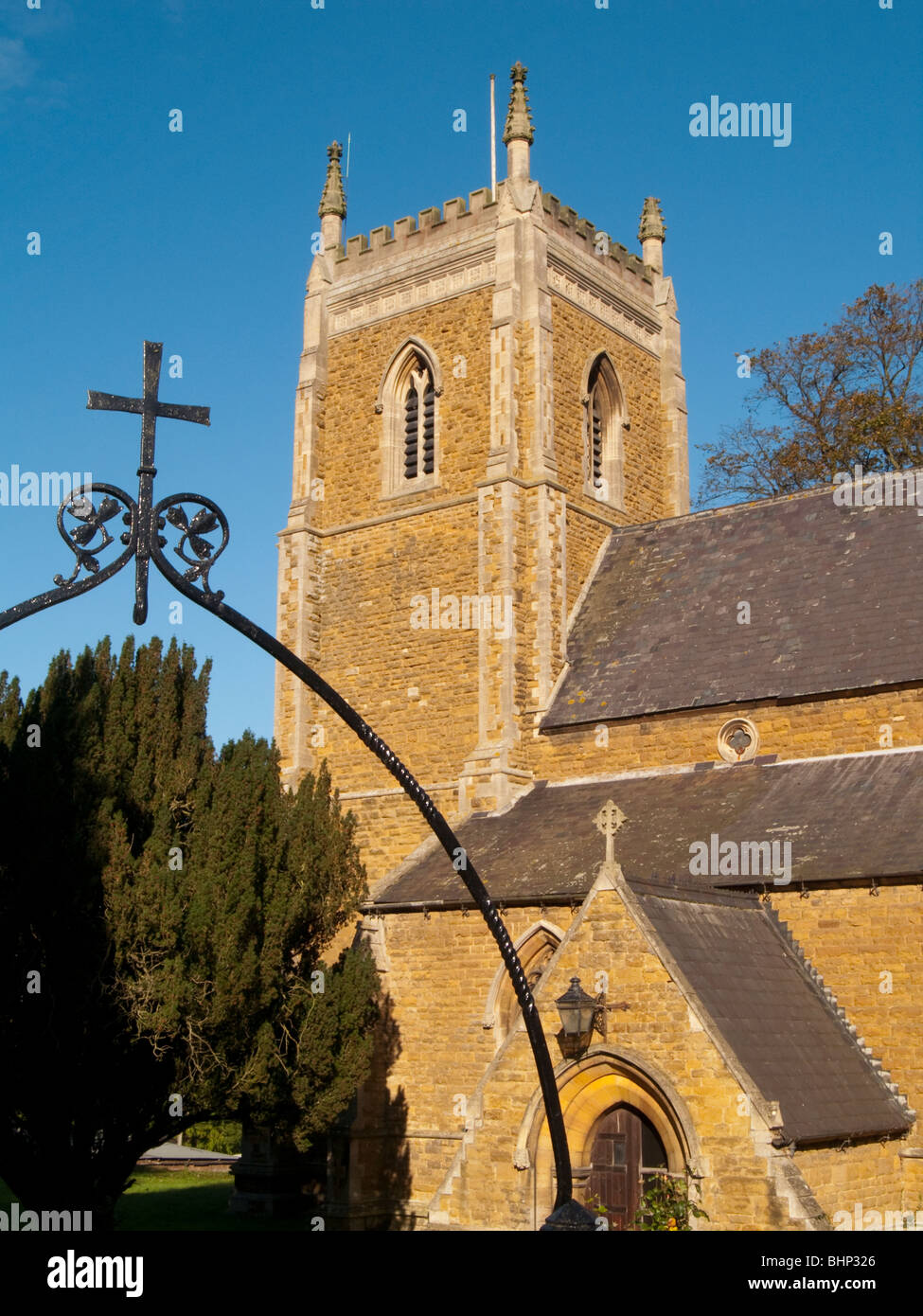 St James's Church in the village of Woolsthorpe by Belvoir, Lincolnshire England UK Stock Photo