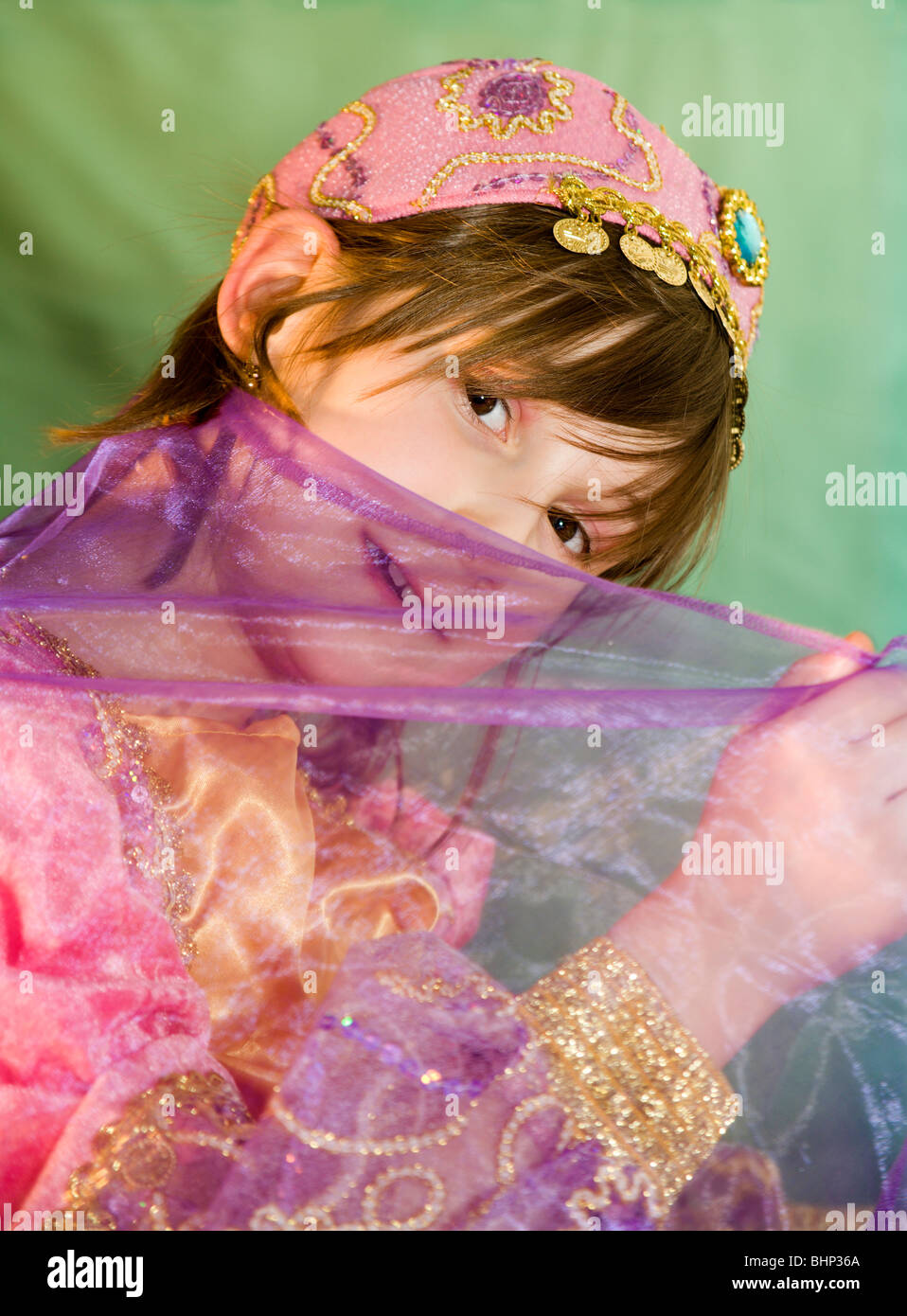 little girl in the carnival clothes Stock Photo - Alamy