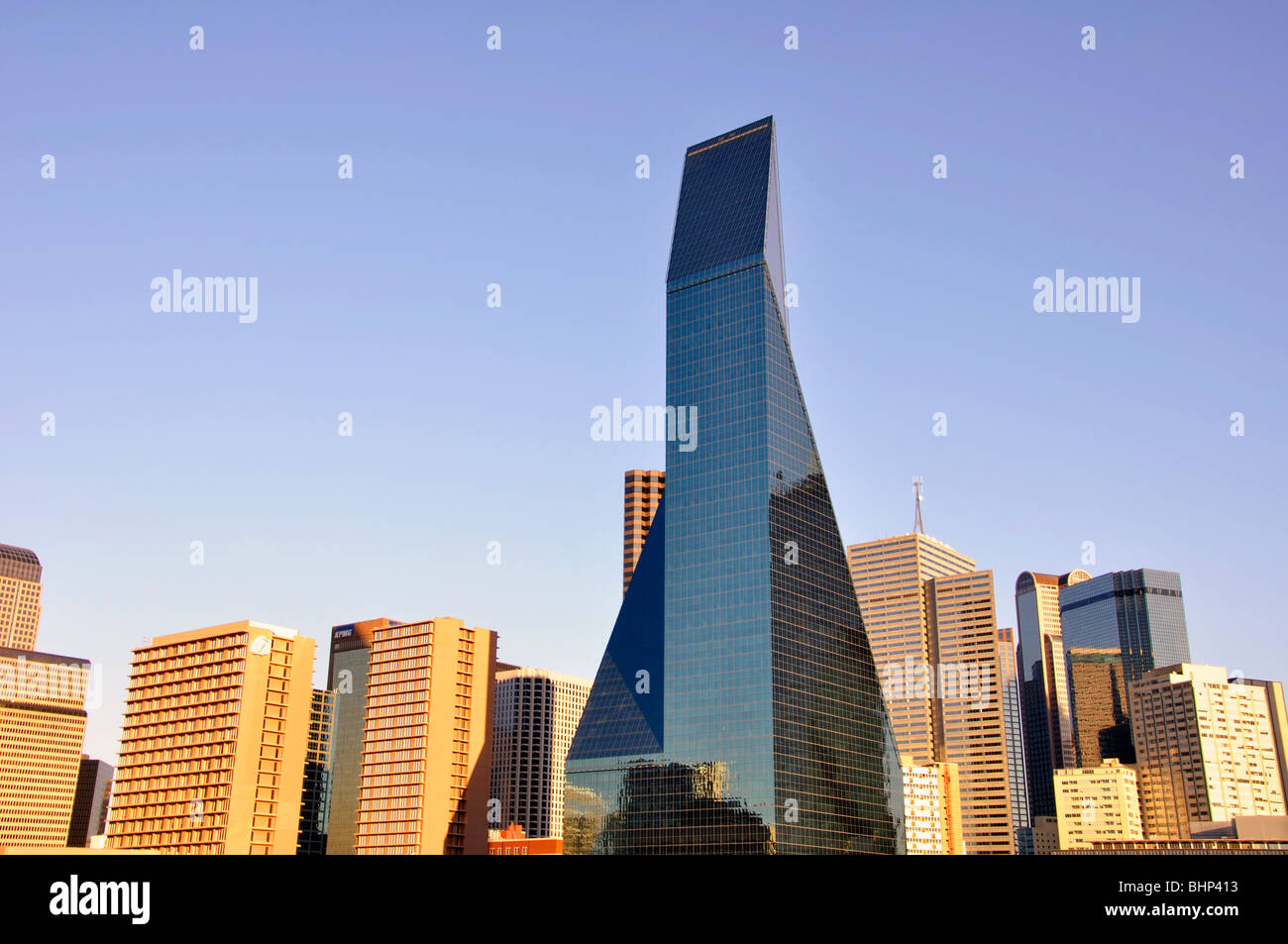 Dallas skyline with Fountain Place, Texas, USA Stock Photo Alamy