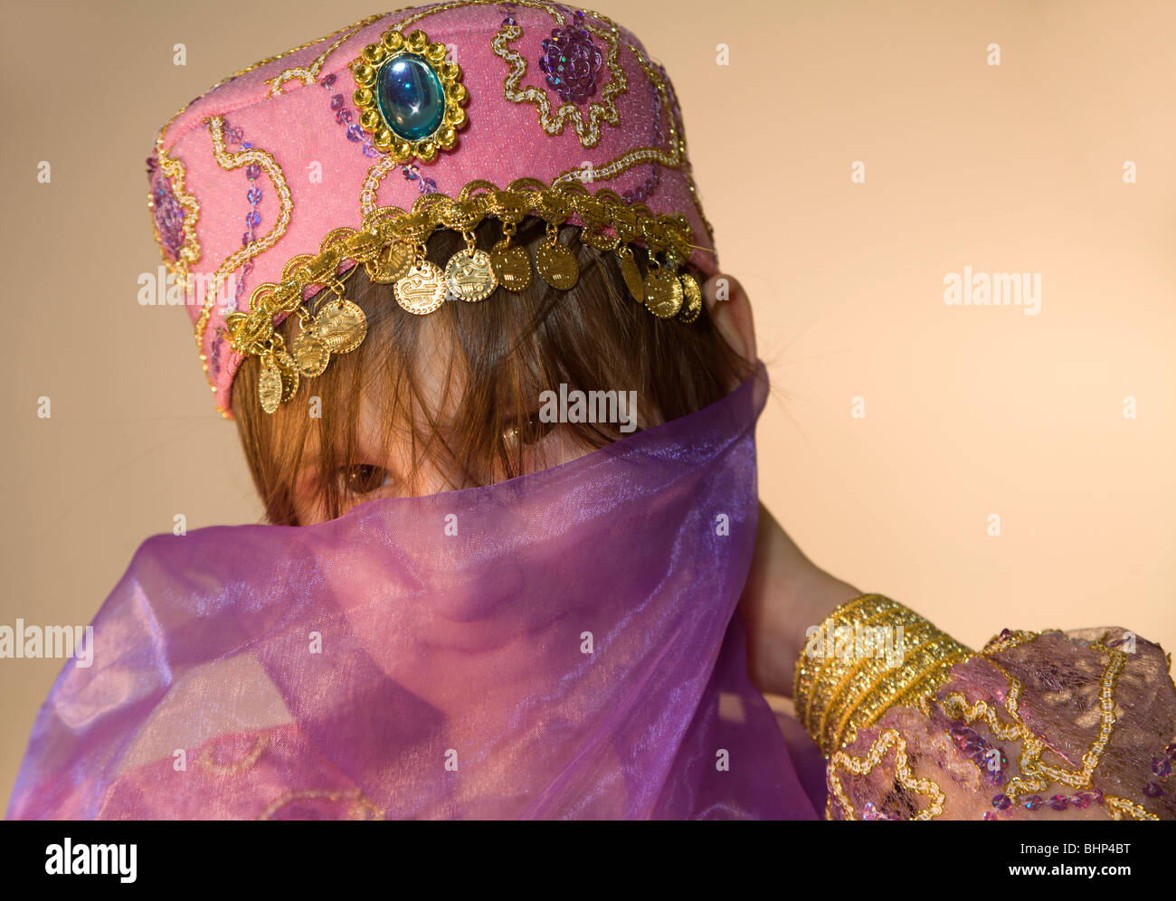 little girl in the carnival clothes Stock Photo - Alamy