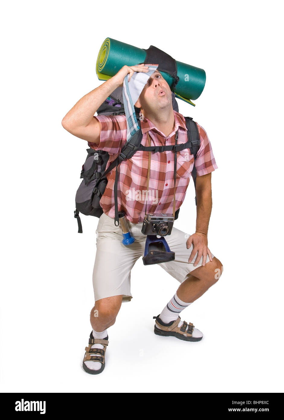 Weary hiker Cut Out Stock Images & Pictures Alamy