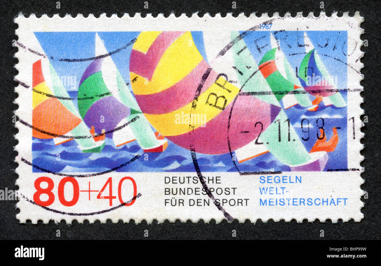 Germany postage stamp Stock Photo