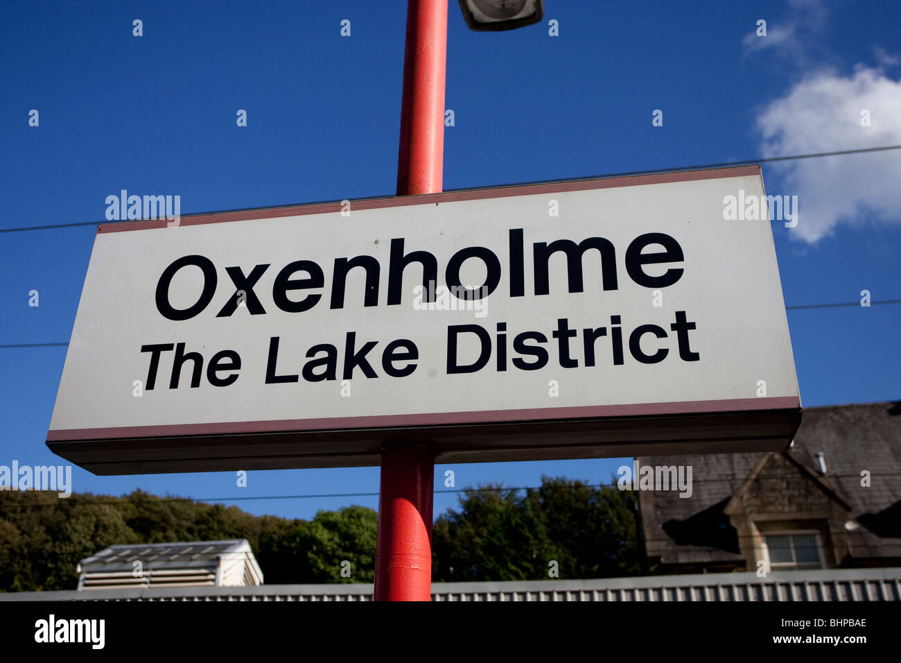 Oxenholme The Lake District Railway Station Stock Photo Alamy
