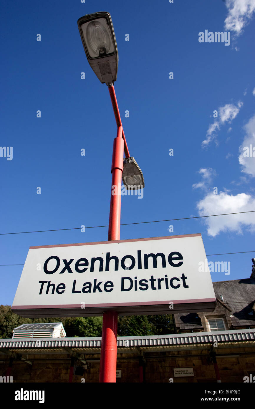 Oxenholme The Lake District Railway Station Stock Photo Alamy