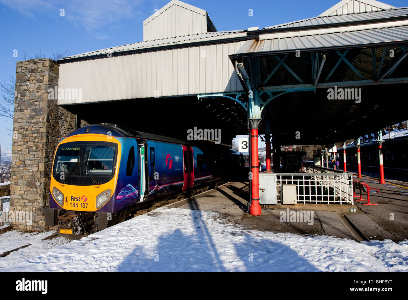 Oxenholme The Lake District Railway Station In The Winter Snow The Oxenholme The Lake District Railway Station In The Winter Snow The