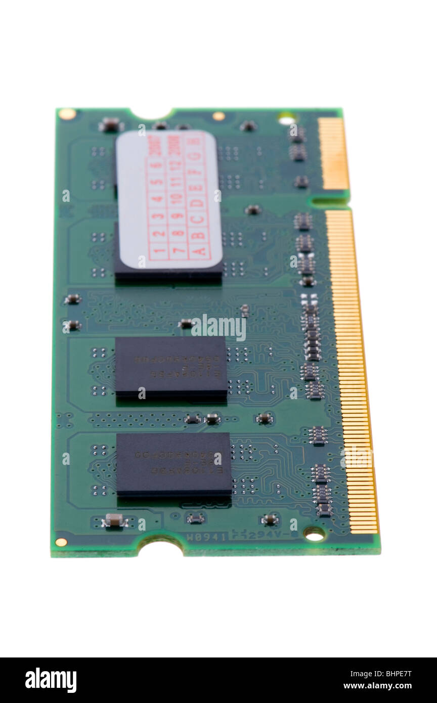 object on white - tool computer memory Stock Photo - Alamy