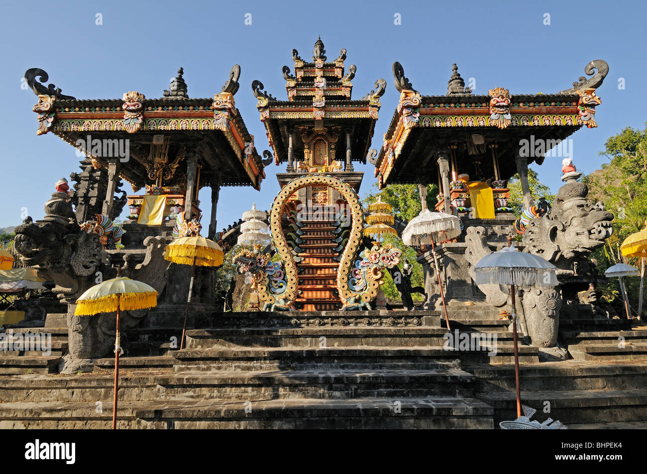 balinese hindu temple, Melanting Temple, Pemuteran, Bali, Indonesia Stock Photo
