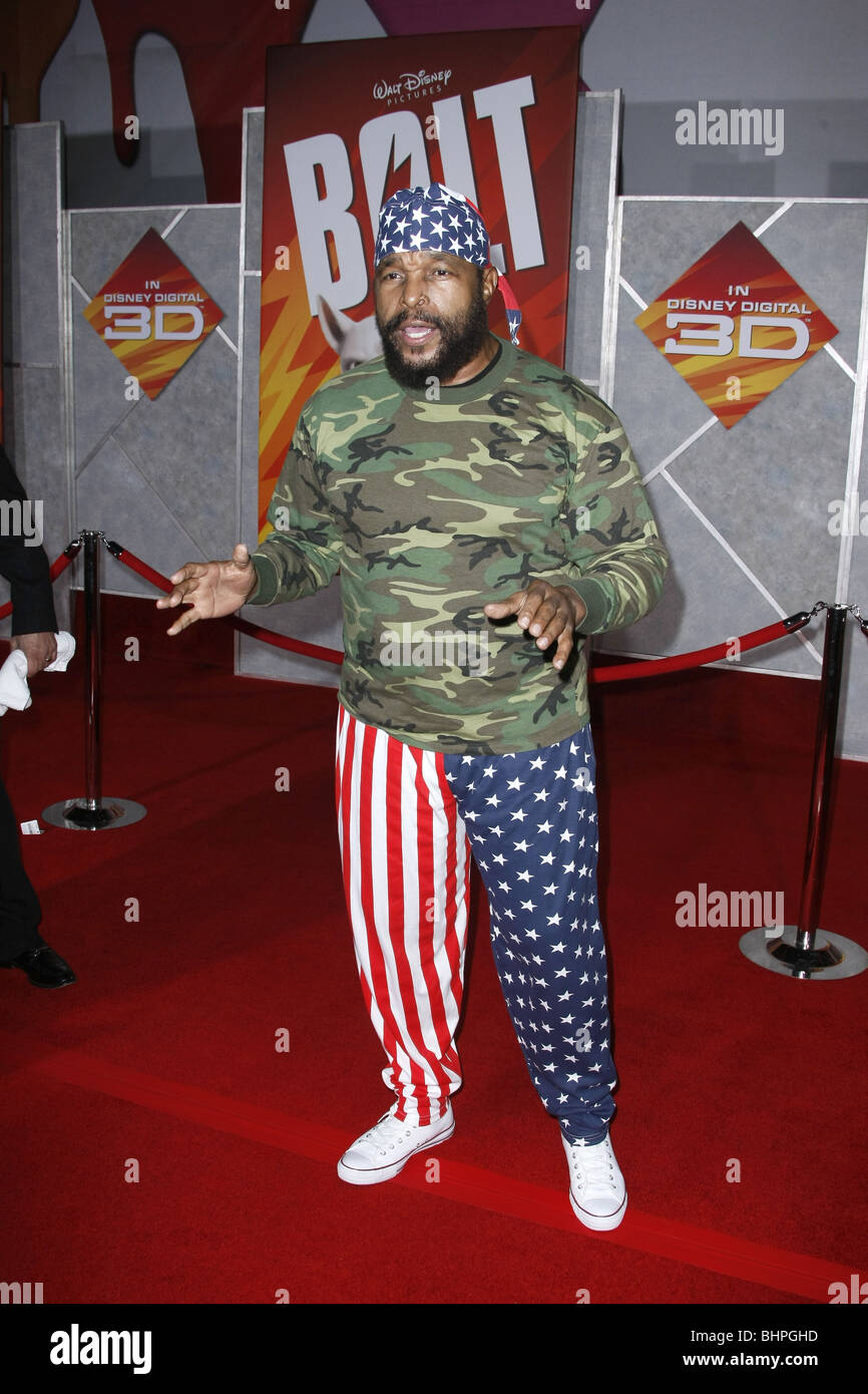 MR. T BOLT WORLD PREMIERE HOLLYWOOD LOS ANGELES CA USA 17 November 2008