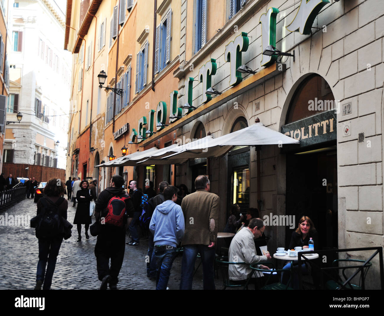 Rome cafe Giolitti Stock Photo - Alamy