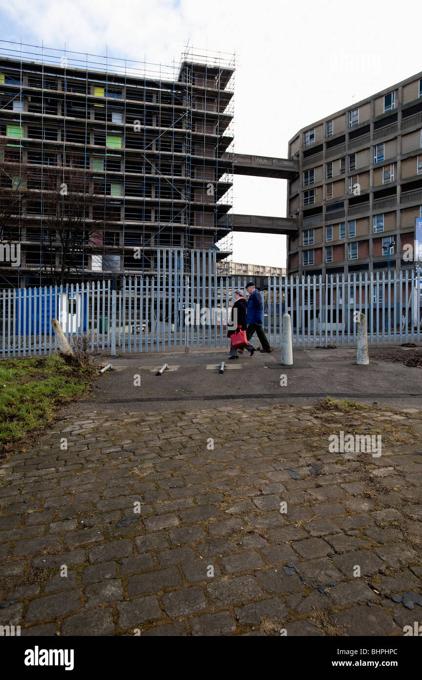 Park Hill Flats Sheffield Stock Photo Alamy