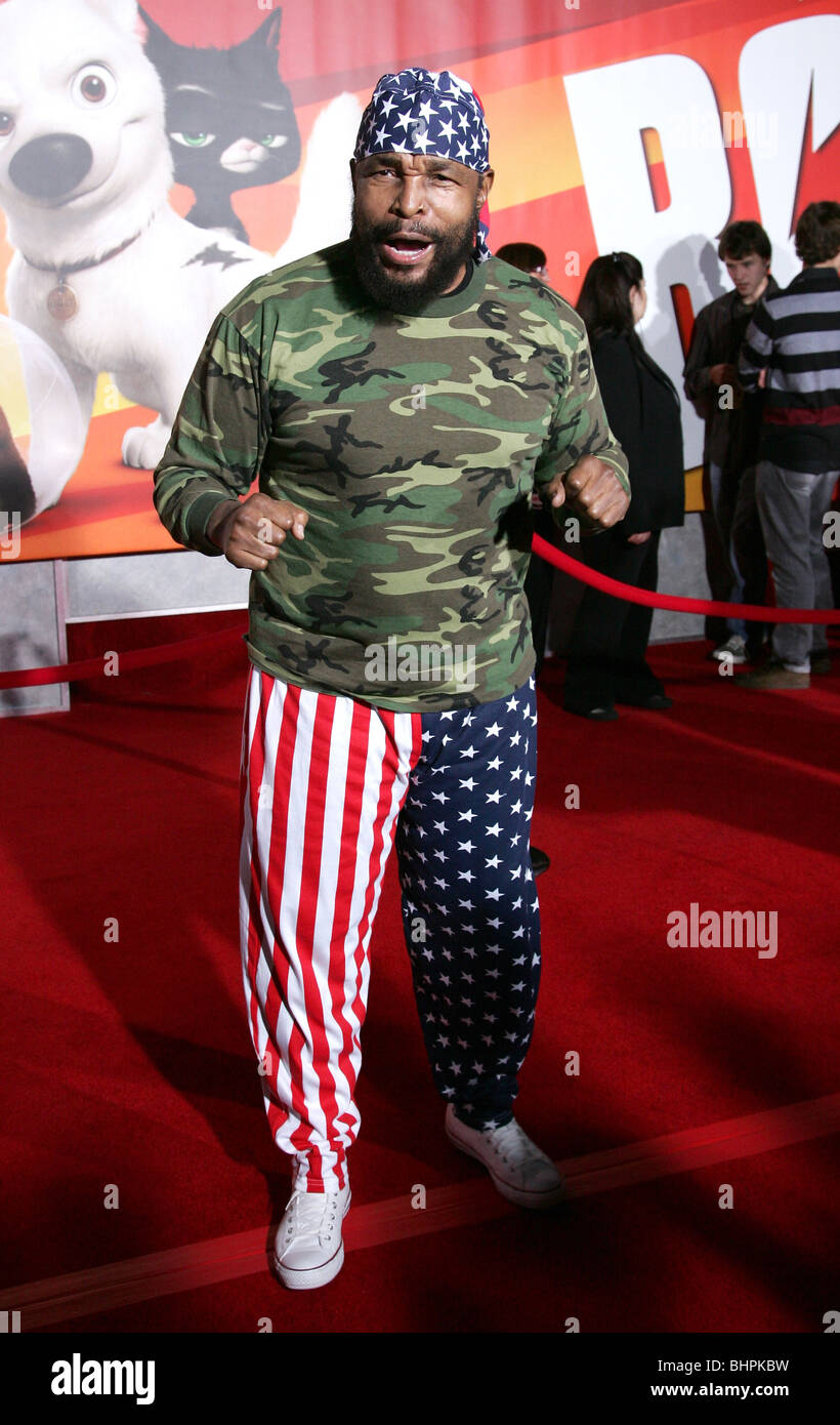 MR. T BOLT WORLD PREMIERE HOLLYWOOD LOS ANGELES CA USA 17 November 2008 Stock Photo Alamy
