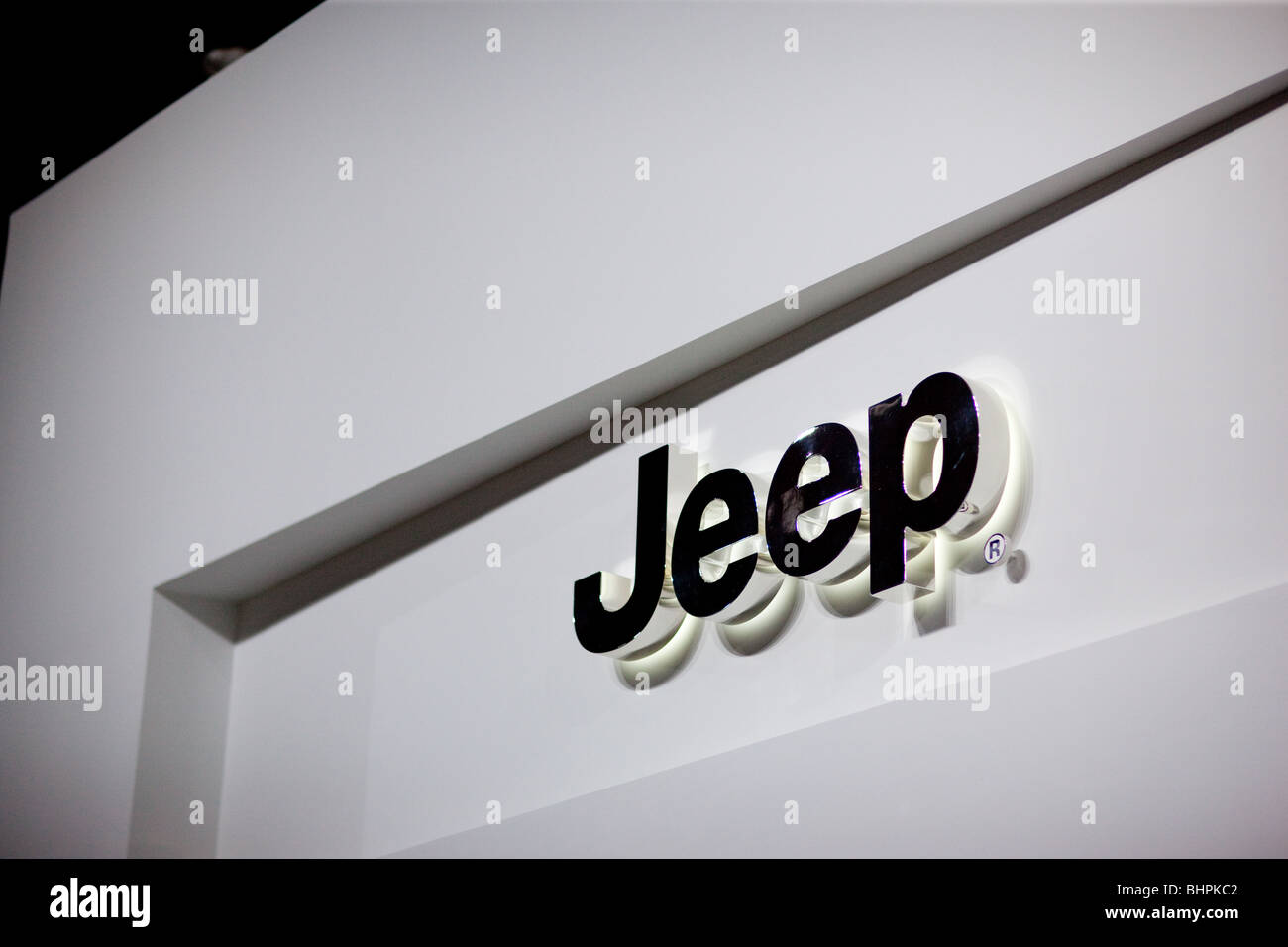 Jeep Logo Stock Photo