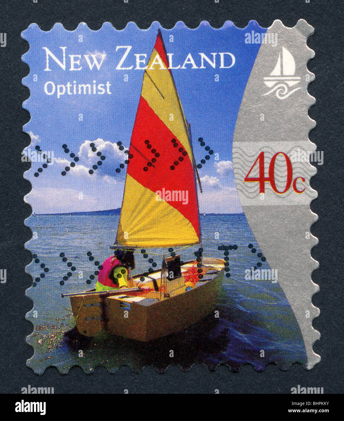 New Zealand postage stamp Stock Photo