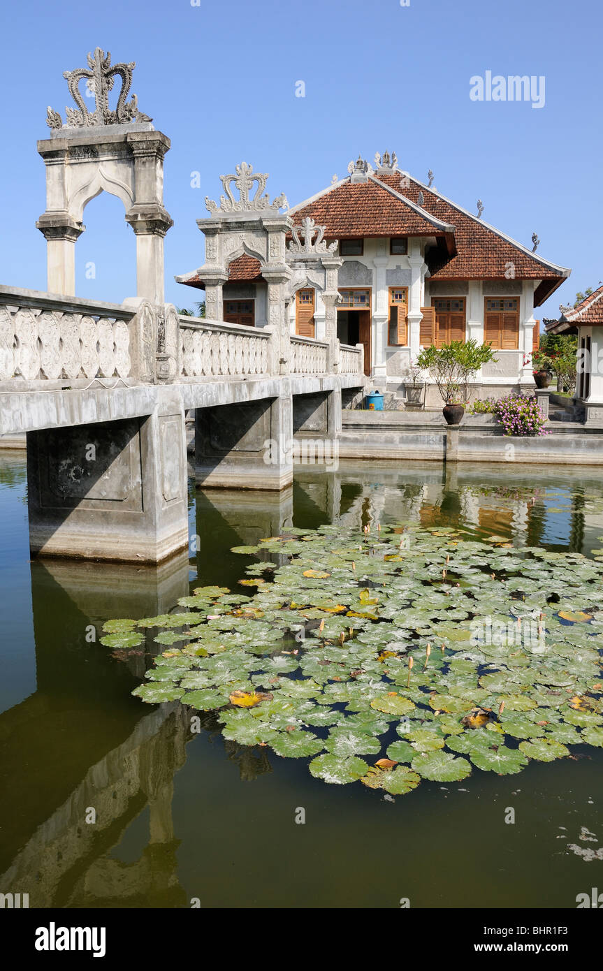 royal palace of the former king close to Amlapura, TAMAN SUKASADA, UJUNG WATER PALAST, Amlapura, Bali, Indonesia Stock Photo