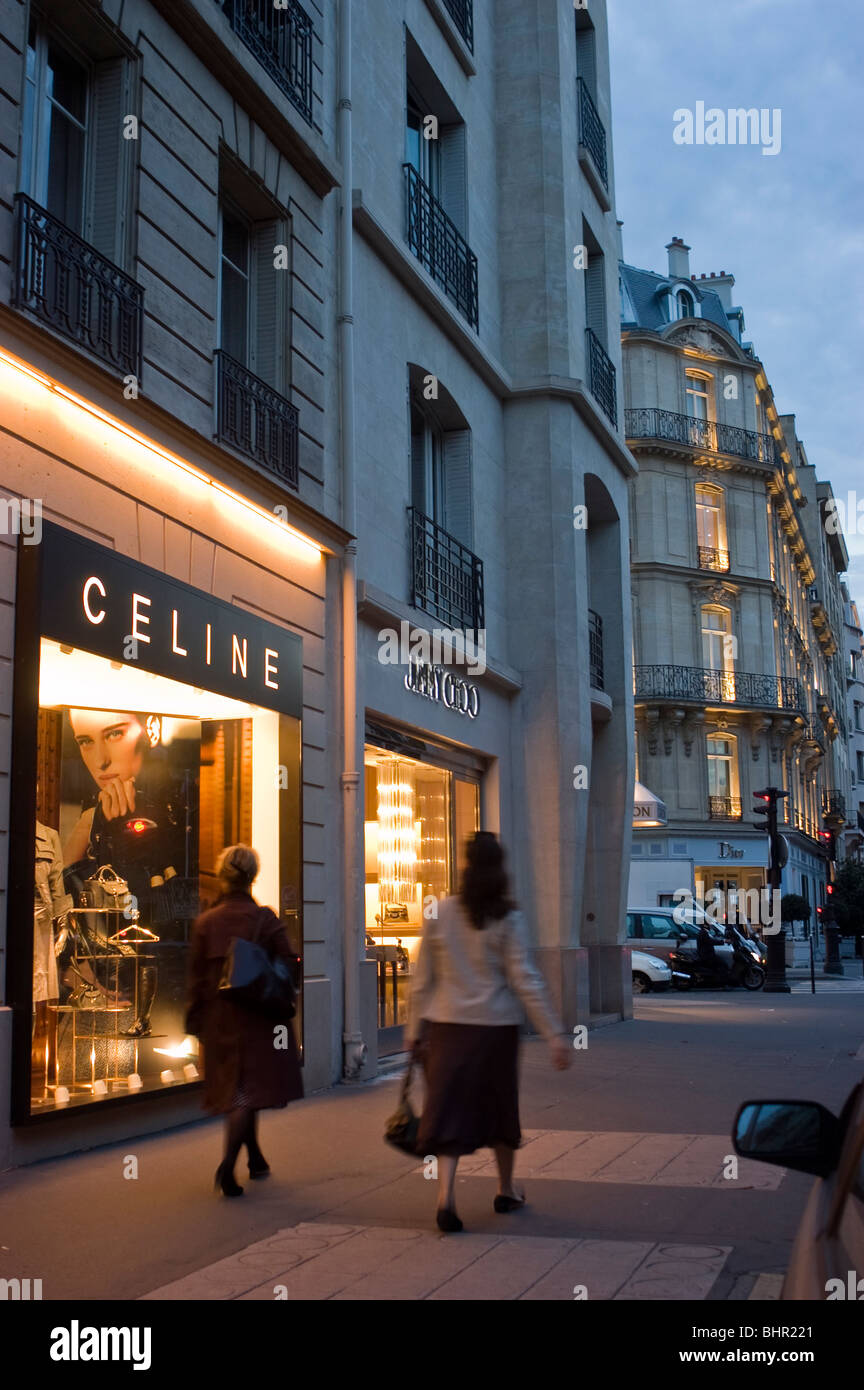 Celine's new boutique at Avenue Montaigne Paris 