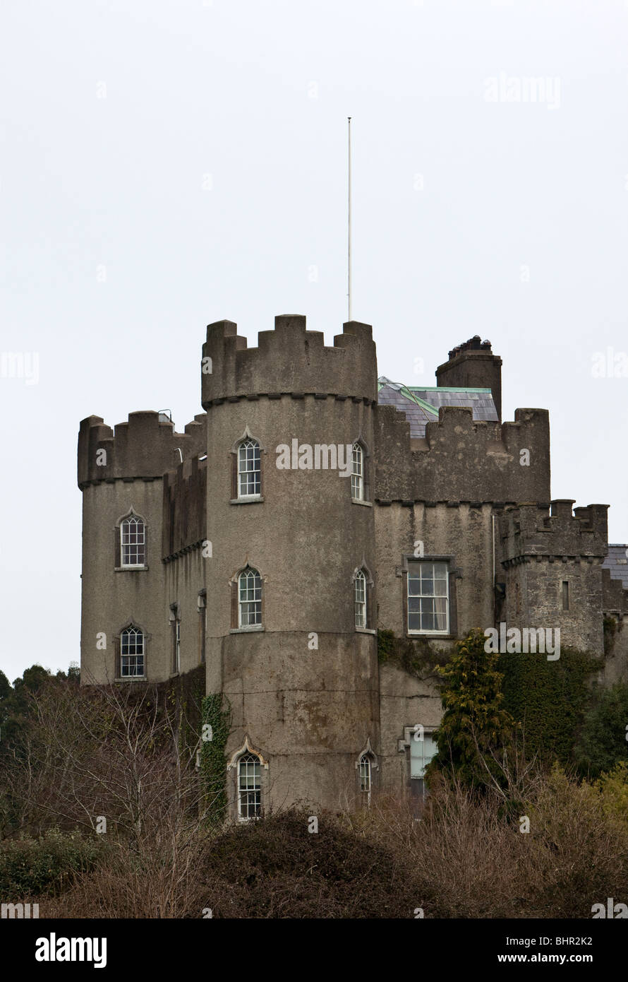 Malahide castle. Ireland. Stock Photo