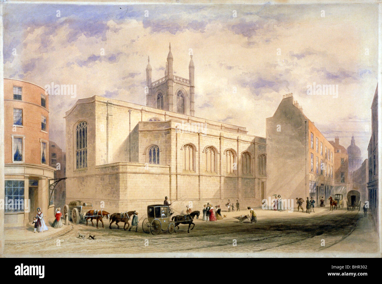 Victorian london street scene hi-res stock photography and images - Alamy