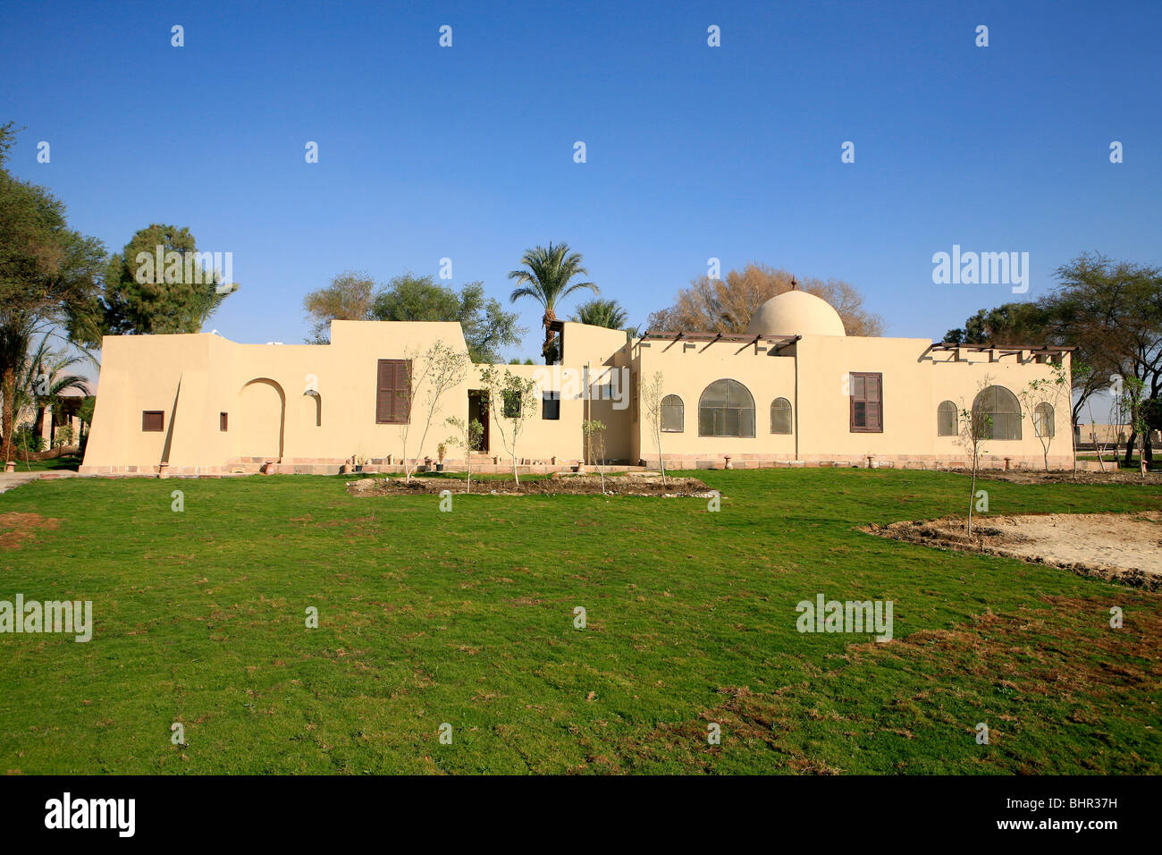 Howard Carter's house at the Theban Necropolis near Luxor, Egypt Stock