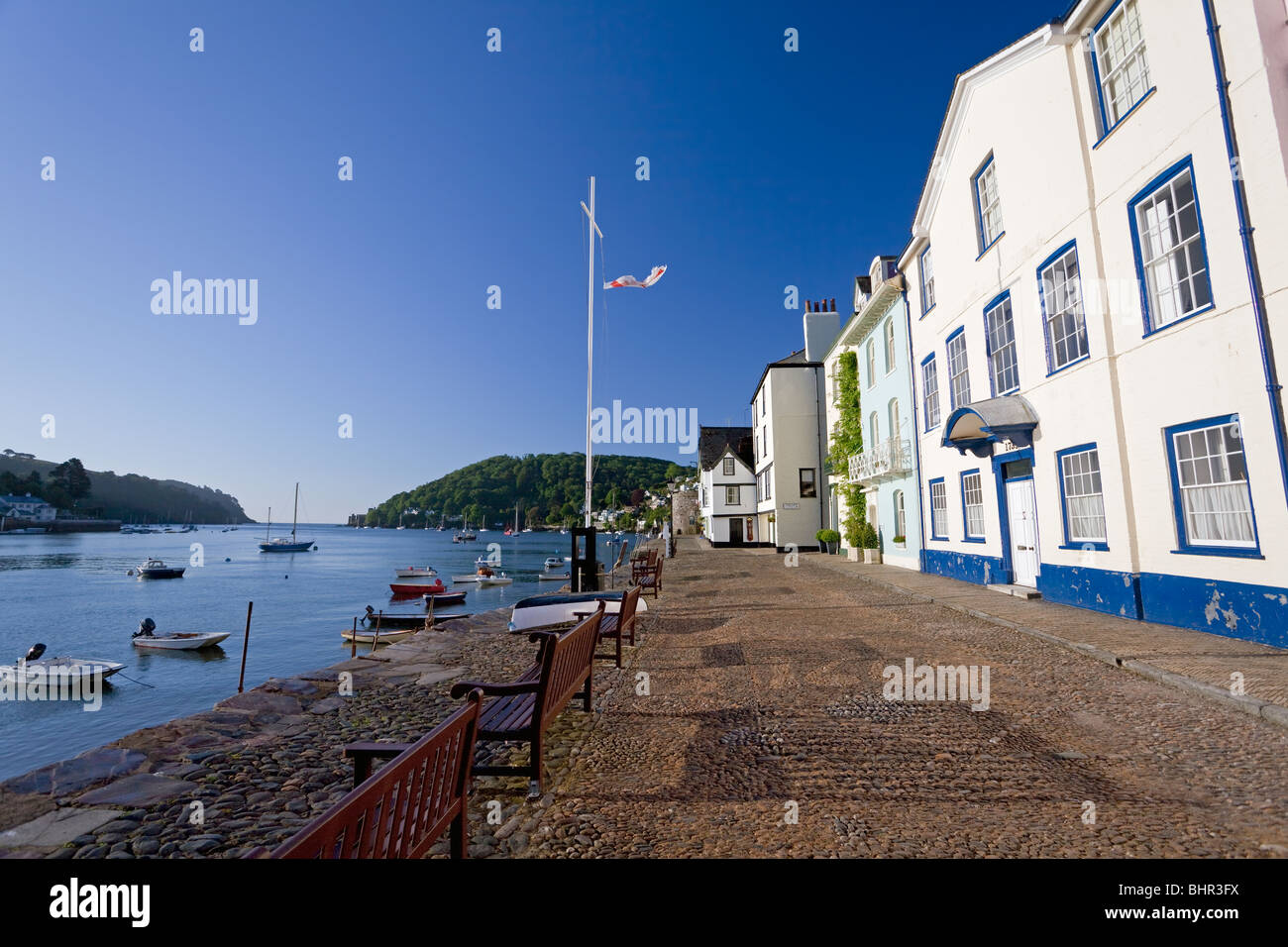 Bayard's Cove and the River Dart, Dartmouth, Devon, England, United