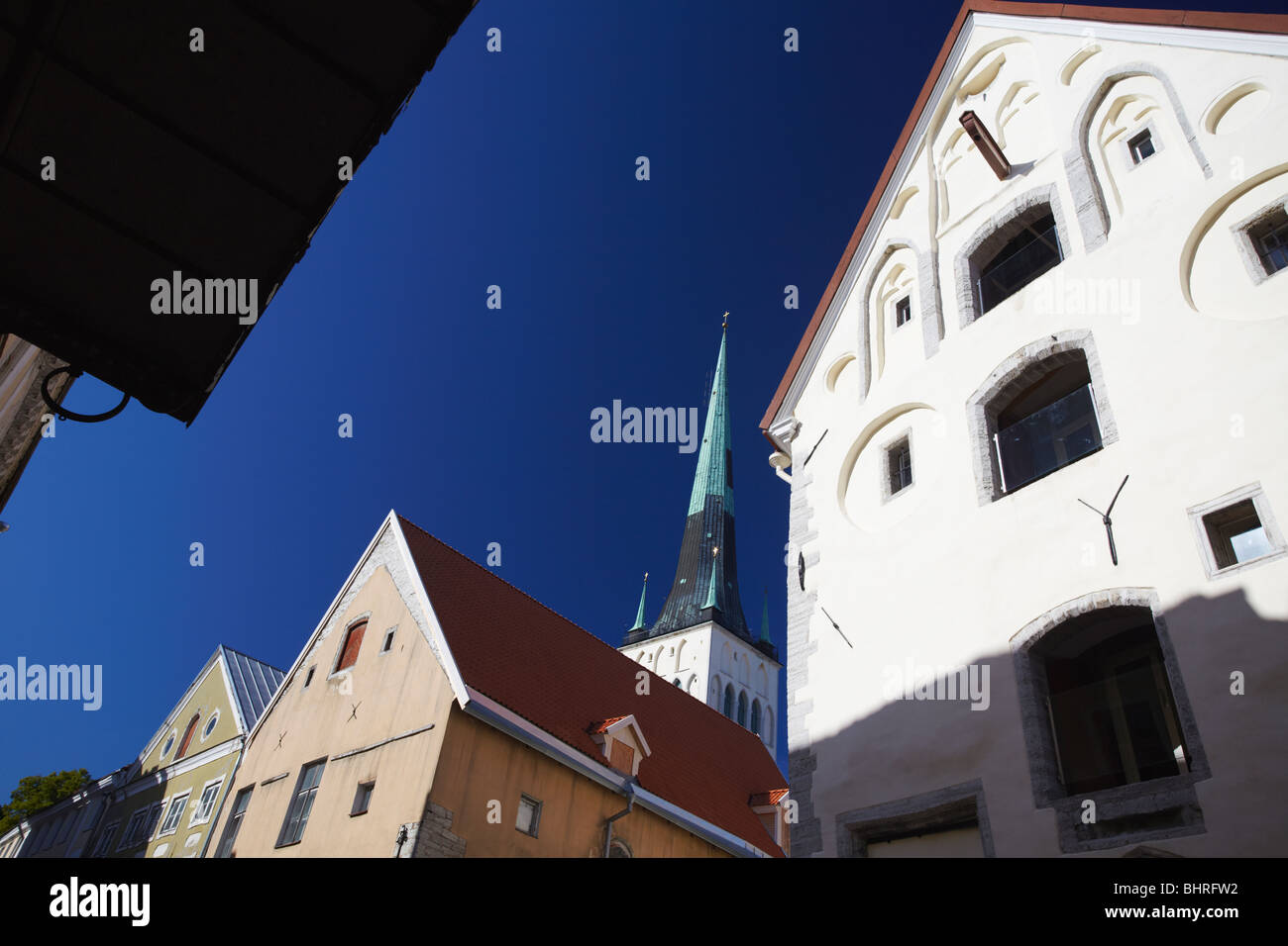Estonia, Eastern Europe, Baltic States, Tallinn, Oleviste Church Stock Photo