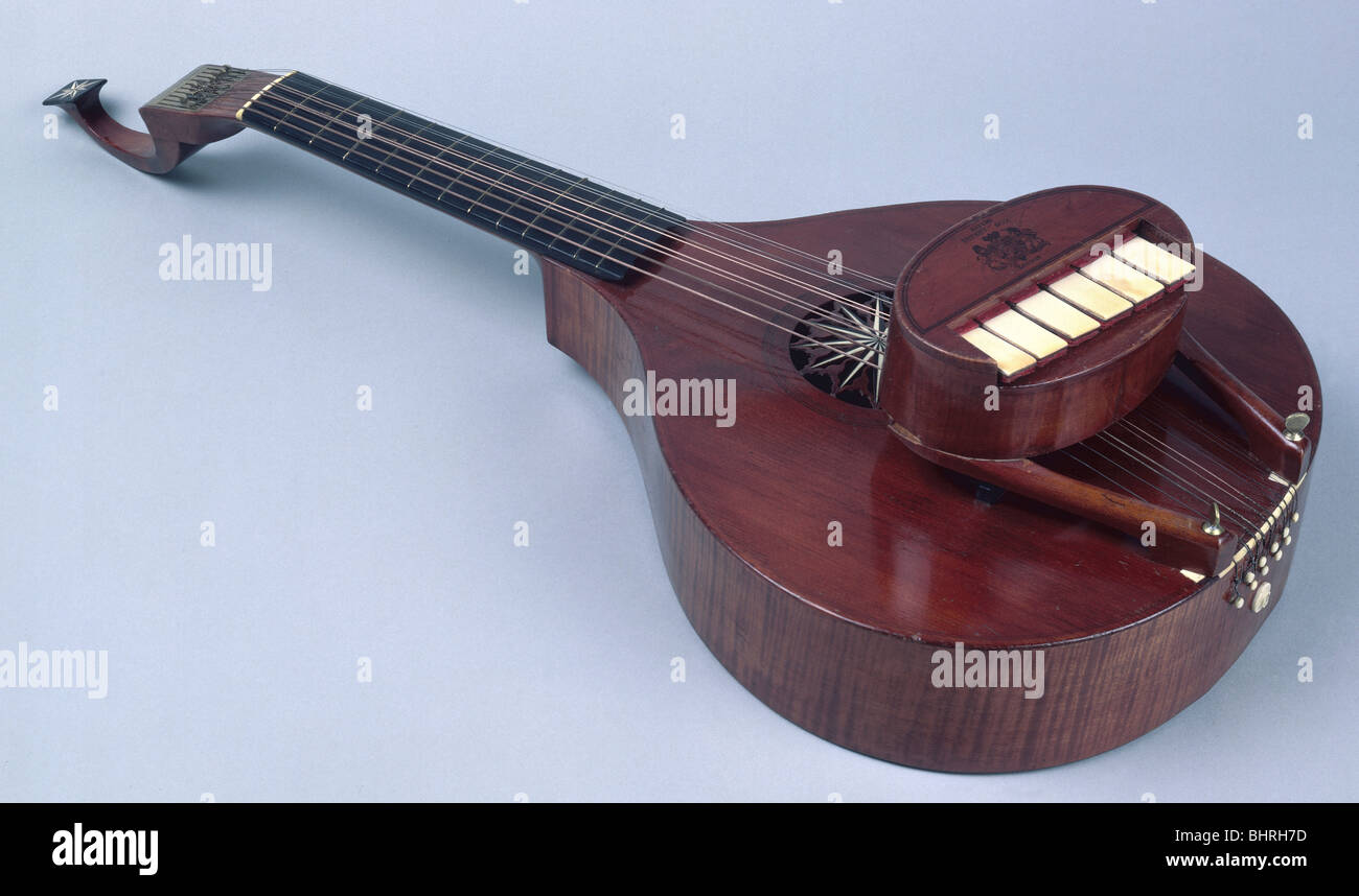 Guitar, 18th century. Artist: Unknown Stock Photo