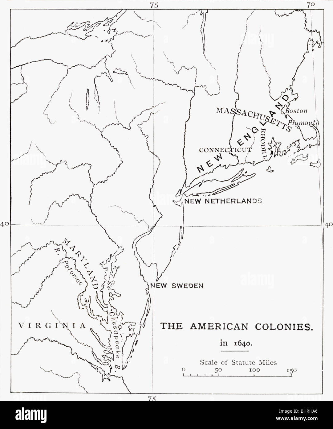 american-colonies-map-hi-res-stock-photography-and-images-alamy for Free Printable Map Of The 13 Original Colonies American colonies map hi-res stock photography and images - Alamy for Free Printable Map Of The 13 Original Colonies