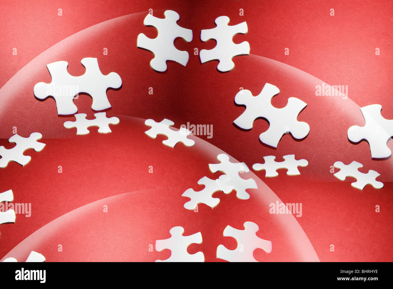 Jigsaw Puzzle Pieces Stock Photo