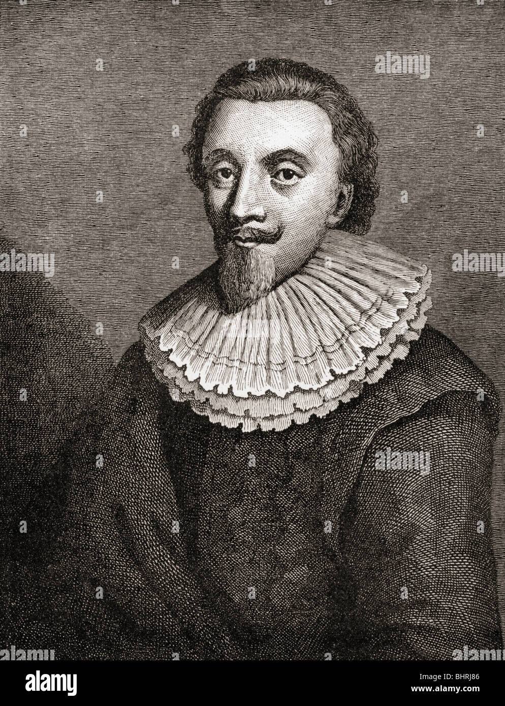 Sir George Calvert, 1st Baron Baltimore, 8th Proprietor Governor of Newfoundland, 1579 to 1632. English politician and coloniser Stock Photo