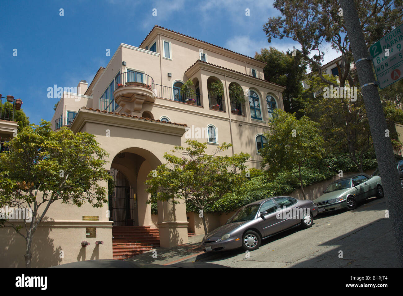 Apartments on Telegraph Hill, San Francisco Stock Photo Alamy