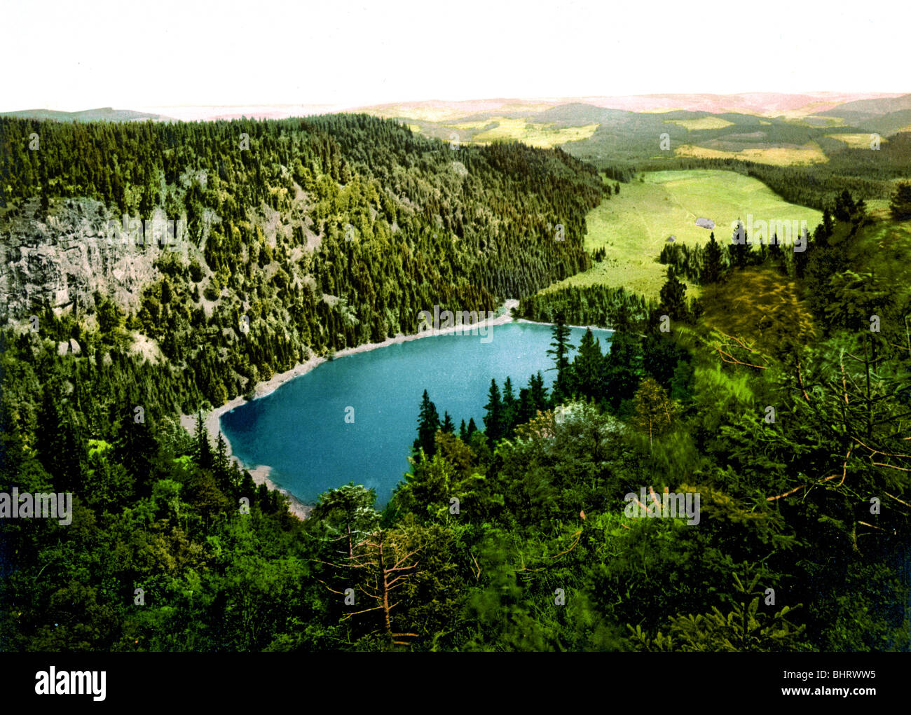 Feldsee auf dem Feldberge Schwarzwald Stock Photo