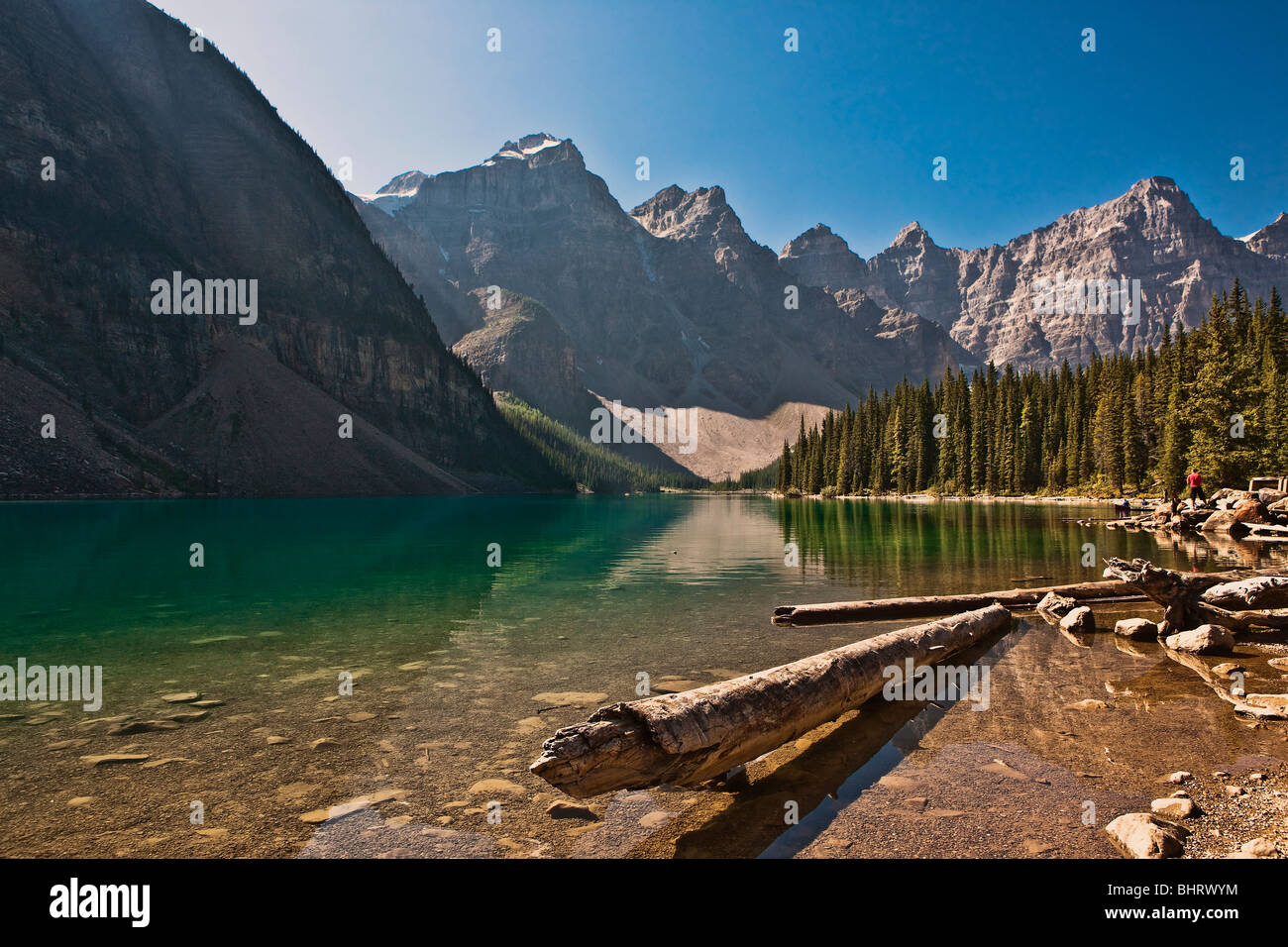 Moraine Lake - Banff National Park - Alberta - Canada Stock Photo