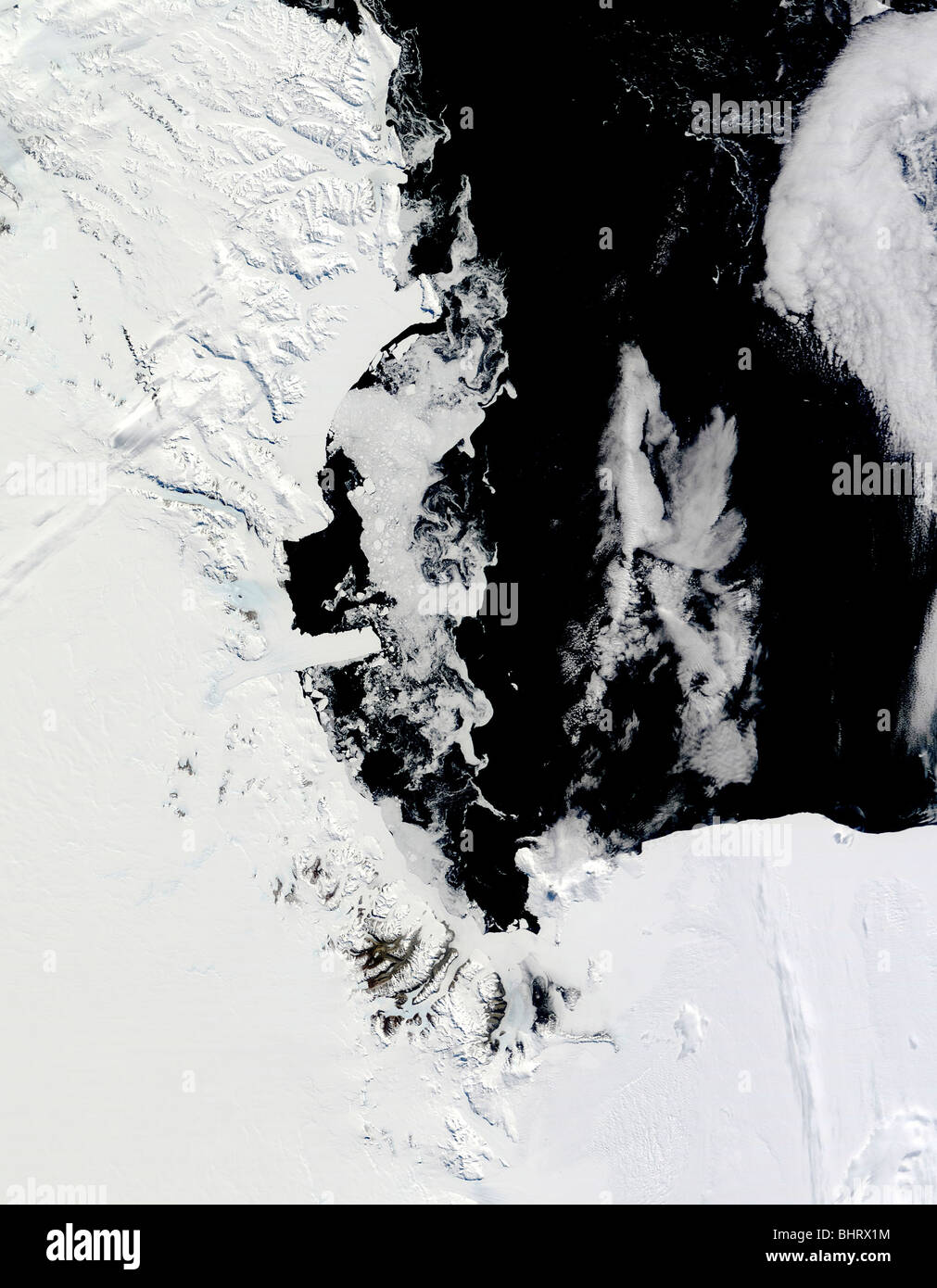 January 18, 2010 - Ross Sea, Antarctica. Stock Photo