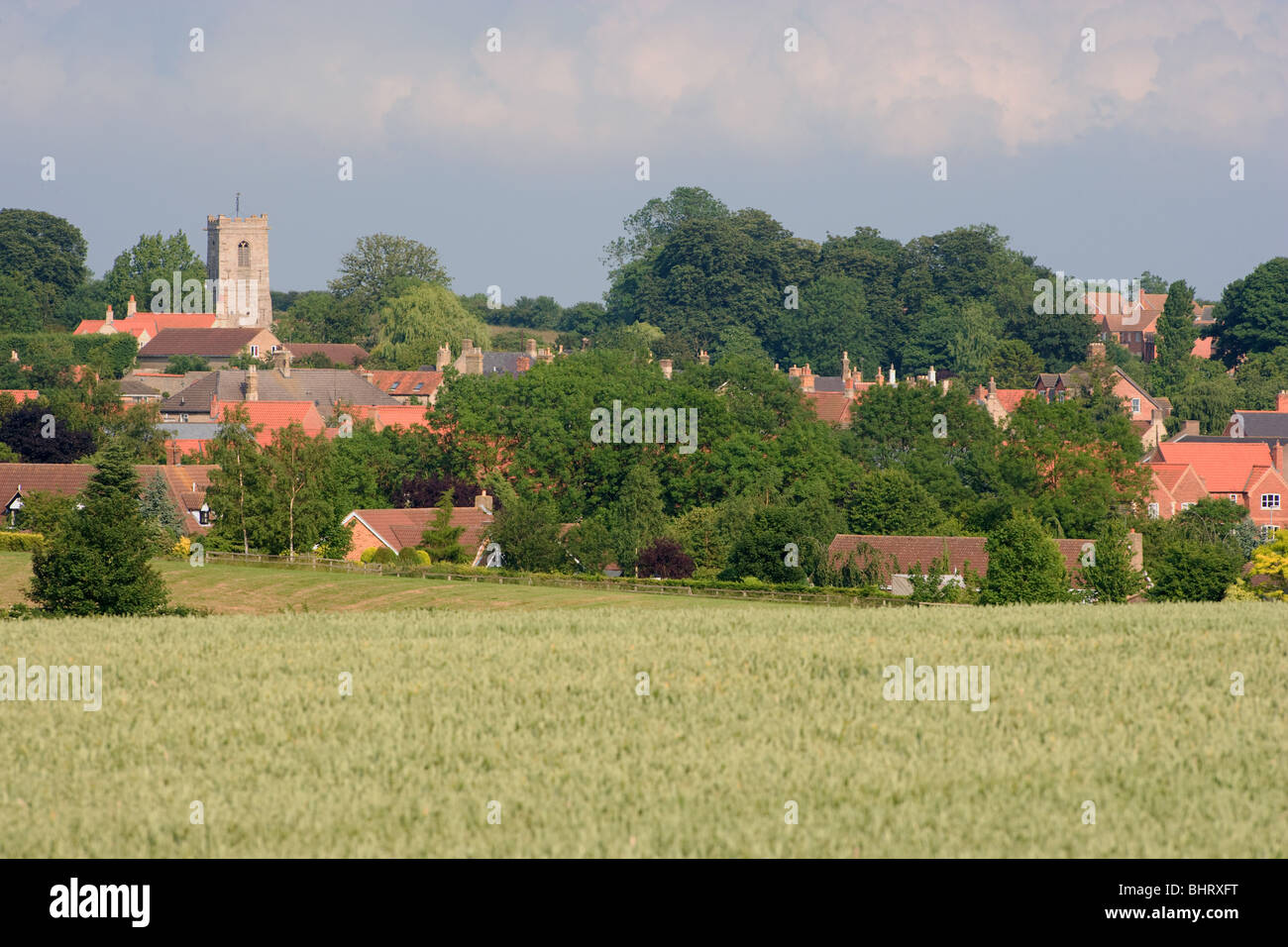 Village Of Corby Glen In Lincolnshire Stock Photo Alamy