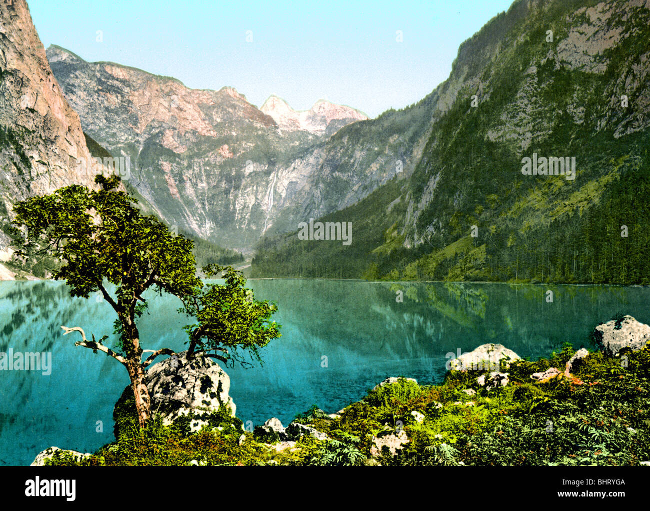 Der See Obersee Stock Photo