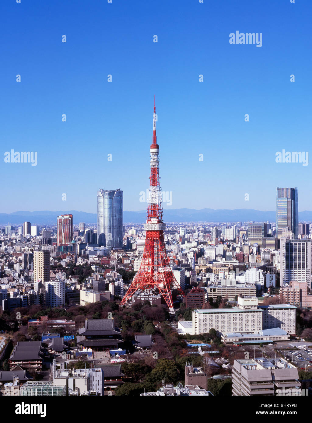 Tokyo Tower, Minato, Tokyo, Japan Stock Photo