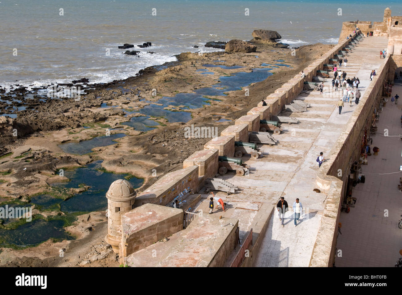 people-walking-on-the-ramparts-of-the-skala-de-la-ville-essaouira