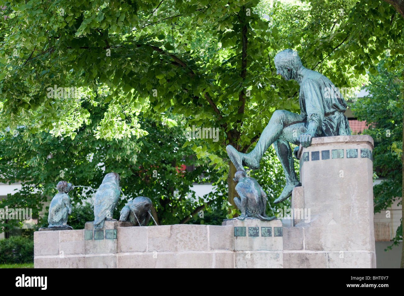 EulenspiegelBrunnen, Braunschweig, Niedersachsen, Deutschland