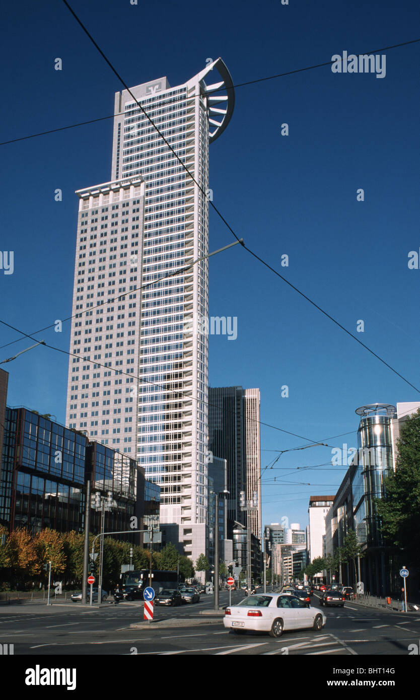 Frankfurt, DG Hochhaus, Platz der Republik, Mainzer Landstraße Frankfurt, DG highrise building Stock Photo