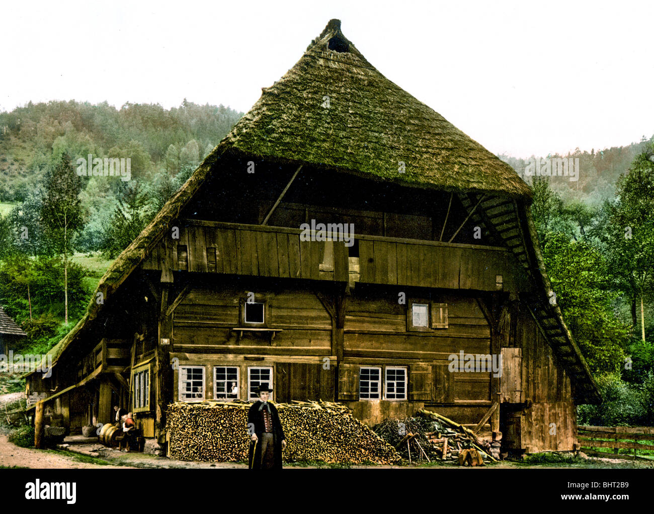 Haus eines Bauern Schwarzwald Stock Photo