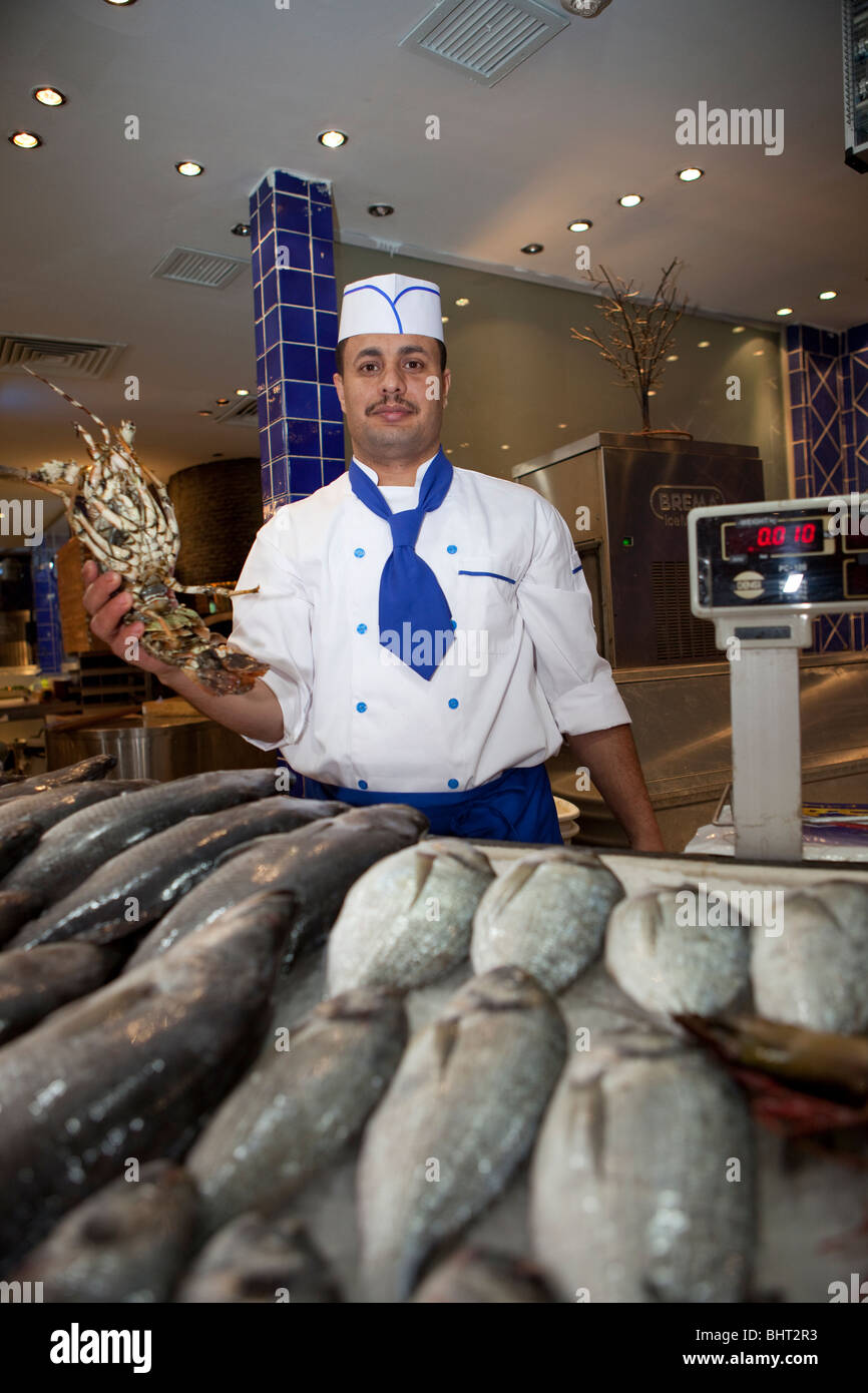 Fish restaurant seafood Jeddah Saudi Arabia Stock Photo Alamy