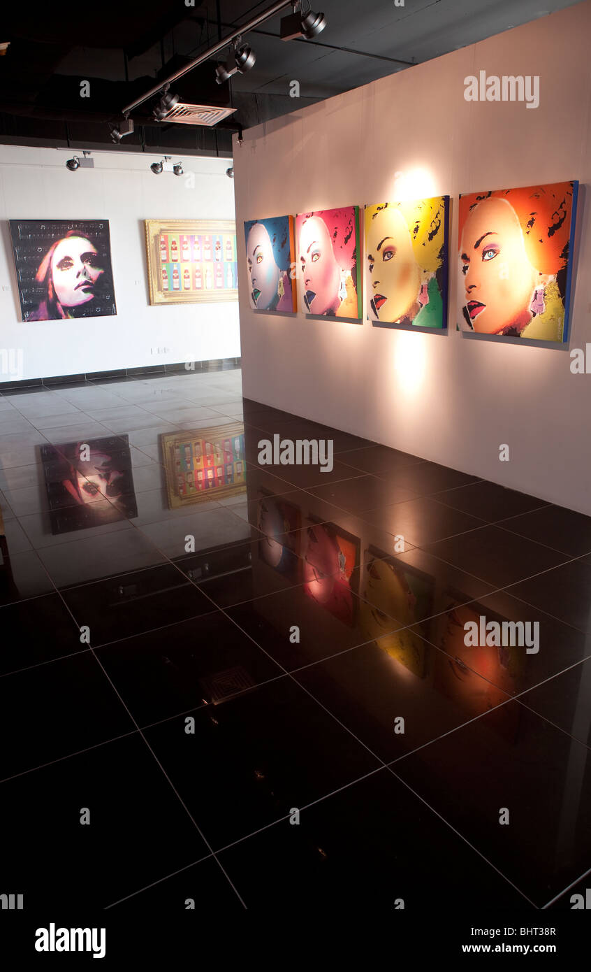 Art Gallery Jeddah Saudi Arabia Stock Photo Alamy
