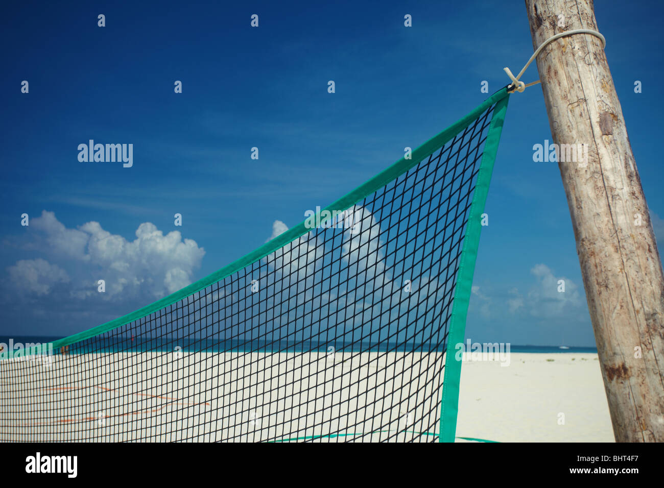 Beach Volleyball net Stock Photo Alamy