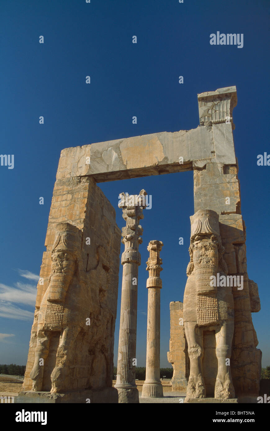 Xerxes Gateway, Persepolis, Iran Stock Photo