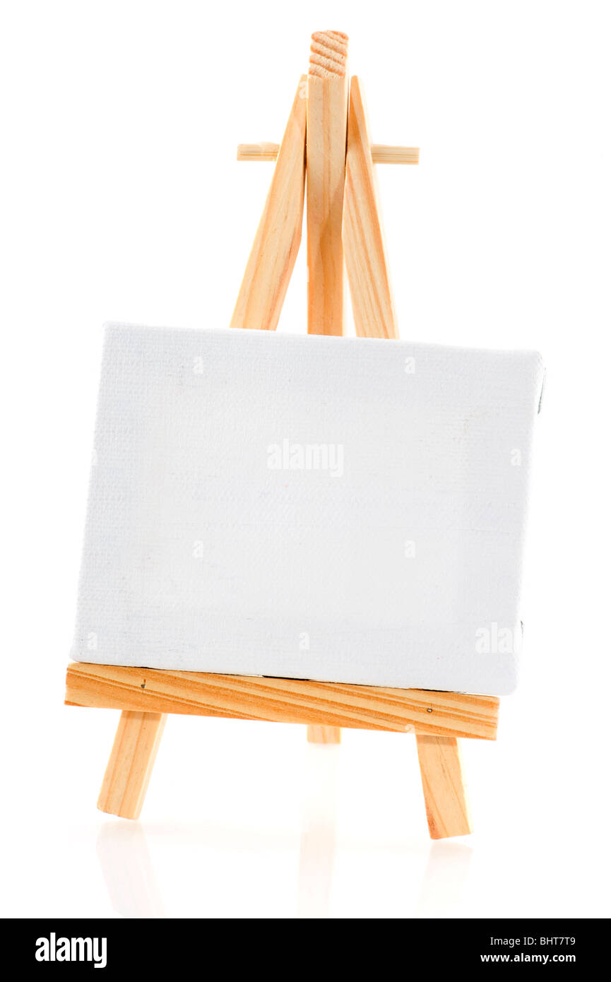 stand for making paintings with white board Stock Photo Alamy
