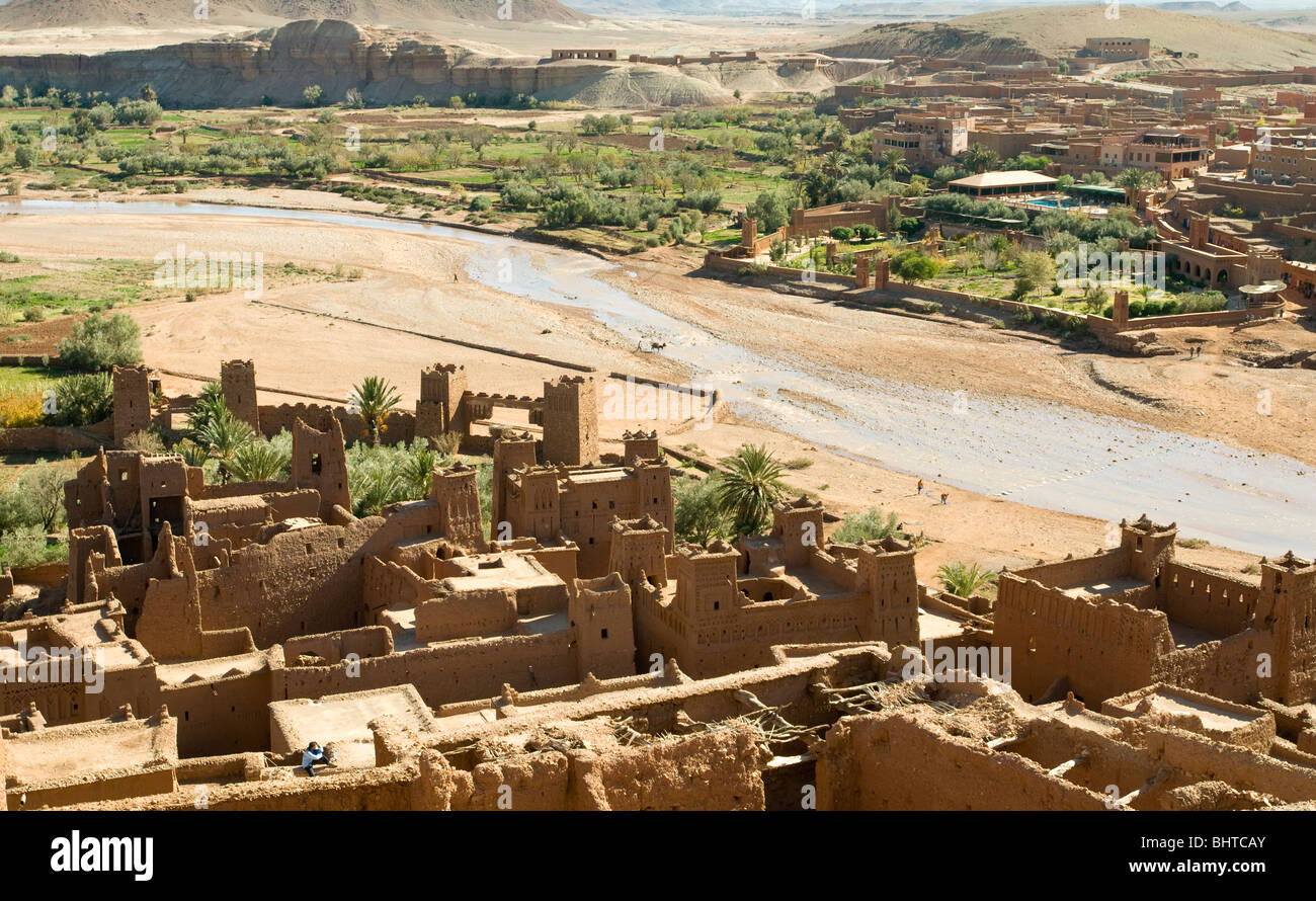 The military fortress at Ait Benhaddou, Morocco Stock Photo